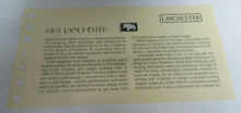 Load image into Gallery viewer, 1903 LANCHESTER 15mm X 10mm 1.60gram SILVER INGOT WITH INFORMATION SLIP
