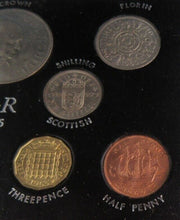 Load image into Gallery viewer, 1965 UK QEII COINAGE OF GREAT BRITAIN UNCIRCULATED 9 COIN PRE-DECIMAL SET
