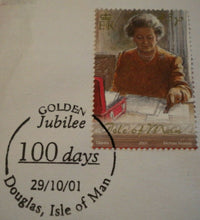 Load image into Gallery viewer, 2002 HM THE QUEEN&#39;S GOLDEN JUBILEE, FALKLAND ISLAND BUNC 50p CROWN COIN PNC
