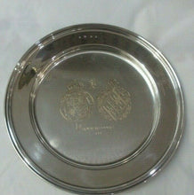 Load image into Gallery viewer, 1981 PRINCESS DIANA &amp; PRINCE CHARLES SOLID SILVER WEDDING PLATE 294 GRAMS
