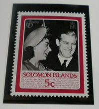 Load image into Gallery viewer, QUEEN ELIZABETH II THE 60TH BIRTHDAY OF HER MAJESTY SOLOMON ISLANDS STAMPS MNH
