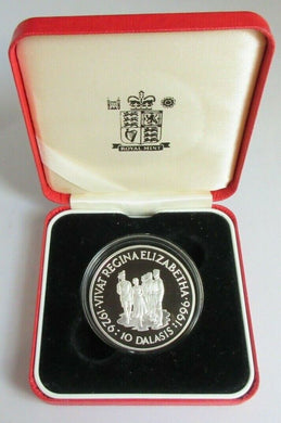 1996 REPUBLIC OF THE GAMBIA SILVER PROOF 10 DALASIS COIN WITH ROYAL MINT BOX.