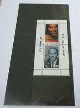 Load image into Gallery viewer, NFL HALL OF FAME O J SIMPSON 2 X STAMPS MNH
