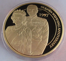 Load image into Gallery viewer, 2012 PORTRAITS OF THE QUEEN GOLD PLATED PROOF MEDAL SET WITH COA &amp; BOX 12 MEDALS
