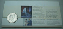 Load image into Gallery viewer, 1947-1997 THE GOLDEN WEDDING COMMEMORATIVE BUNC £5 COIN COVER PNC WITH INFO CARD
