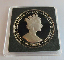 Load image into Gallery viewer, 2002 QEII GOLDEN JUBILEE CORONATION COACH 50P CROWN PROOF BOXED WITH COA
