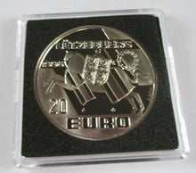 Load image into Gallery viewer, 1996 HENRI OF LUXEMBOURG SILVER PROOF LUXEMBOURG 20 EURO COIN WITH COA &amp; BOX
