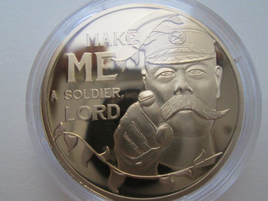 PROOF COIN JERSEY 50 PENCE 2014 - MAKE ME A SOLDIER LORD GREAT WAR centenary1