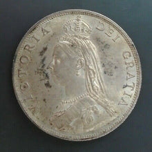 Load image into Gallery viewer, 1887 PROOF VICTORIA FLORIN (TWO SHILLINGS) JUBILEE BUST Spink 3925 SCARCE COIN
