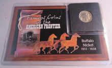 Load image into Gallery viewer, 1930 USA FAMOUS COINS OF THE AMERICAN FRONTIER BUFFALO NICKEL 1913-1938
