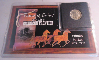 1930 USA FAMOUS COINS OF THE AMERICAN FRONTIER BUFFALO NICKEL 1913-1938