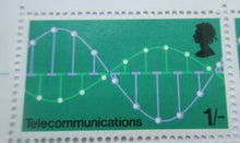 Load image into Gallery viewer, 1969 TELECOMMUNICATIONS 9d 1/- &amp;  AUTOMATIC SORTING 1/6 STAMPS MNH 3 BLOCK OF 4
