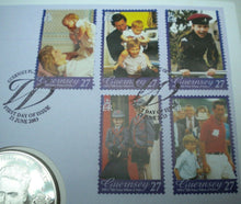 Load image into Gallery viewer, 2003 HRH PRINCE WILLIAM OF WALES 21ST BIRTHDAY SILVER PROOF £5 COIN COVER PNC
