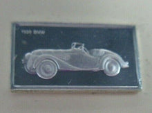 Load image into Gallery viewer, 1939 BMW 15mm X 10mm 1.60gram SILVER INGOT WITH INFORMATION SLIP
