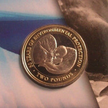 Load image into Gallery viewer, Ross Seals - 2021 30ths Anniversary of Environmental Protocol BUnc £2 Coin Pack
