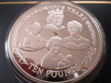 Load image into Gallery viewer, 2006 SILVER PROOF GIBRALTAR £10 CROWN COIN THE QUEENS 80th BIRTHDAY PORTRAITS
