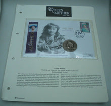 Load image into Gallery viewer, 1900-2002 HER MAJESTY QUEEN ELIZABETH THE QUEEN MOTHER MEMORIAL £5 COINCOVER PNC
