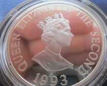 Load image into Gallery viewer, 1993 ALDERNEY £2 Two Pounds Silver Proof Crown Coin CORONATION COACH BOX/COA
