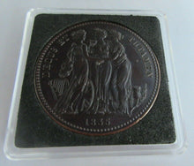Load image into Gallery viewer, 1835 WILLIAM IV 3 GRACES MEDAL BRONZED COPPER 2006 RE-STRIKE MEDALLION BOX &amp; COA
