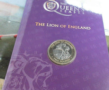 Load image into Gallery viewer, 2021 Queens Beasts £2 proof like coin Lion Of England Issue Lmt 2750 in pack (X)
