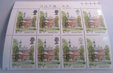 Load image into Gallery viewer, 1980 LONDON LANDMARKS KENSINGTON PALACE 17 1/2p BLOCK OF 8 STAMPS MNH
