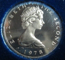 Load image into Gallery viewer, UK £1 1978 coin isle of man VIRENIUM PROOF SEALED IN CASE STUNNING CONDITION GG

