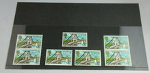 Load image into Gallery viewer, 1968 PORT MENAI BRIDGE 1s 6d 7 X STAMPS MNH IN CLEAR FRONTED STAMP HOLDER
