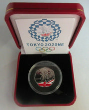 Load image into Gallery viewer, TOKYO 2020 SUMMER OLYMPIC CYCLING 50P COLOURED &amp; DIAMOND FINISH 2021 BOXED
