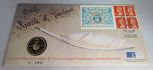 Load image into Gallery viewer, 1994 BANK OF ENGLAND BUNC £2 COIN COVER PNC COMMEMORATIVE LABEL STAMPS POSTMARK
