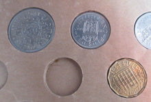 Load image into Gallery viewer, 1967 BUnc UK Coinage National Provincial Bank 9 Coin set in Pack 1/p - 1/2 Cr
