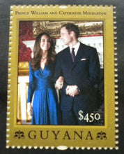 Load image into Gallery viewer, 2011 THE ENGAGEMENT WILLIAM &amp; CATHERINE GUYANA MINIATURE SHEET MNH
