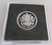 Load image into Gallery viewer, 2008 £1 QUEEN ELIZABETH II ROYAL ARMS SILVER PROOF ONE POUND COIN WITH BOX &amp; COA
