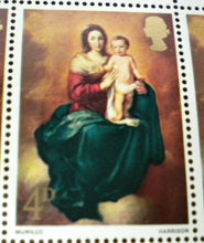 Load image into Gallery viewer, 1967 MURILLO HARRISON MADONNA &amp; CHILD 4d 6 STAMPS MNH
