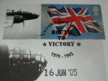 Load image into Gallery viewer, D-DAY OPERATION OVERLORD ROUTE TO VICTORY 2004 PROOF £5 COIN COVER PNC
