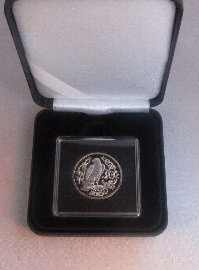 Isle of Man 1980 925 Sterling Silver Proof 10p Ten Pence In Quad Box