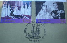 Load image into Gallery viewer, 1952-2002 HM THE QUEEN&#39;S GOLDEN JUBILEE 2001 BUNC ONE DOLLAR COIN COVER PNC
