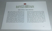 Load image into Gallery viewer, 2010 70TH ANNIVERSARY BATTLE OF BRITAIN COMMEMORATIVE COIN COVER PNC WITH INFO
