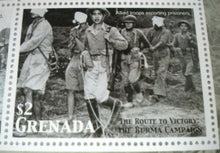 Load image into Gallery viewer, THE ROUTE TO VICTORY THE BURMA CAMPAIGN STAMPS MNH &amp; INFORMATION CARD
