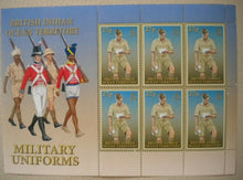 Load image into Gallery viewer, 2008 BRITISH INDIAN OCEAN TERRITORY MILITARY UNIFORMS STAMPS MNH &amp; INFO CARD
