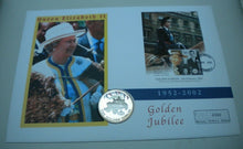 Load image into Gallery viewer, 2002 HM QUEEN ELIZABETH II GOLDEN JUBILEE, FALKLAND ISLAND 50p CROWN COIN  PNC
