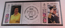 Load image into Gallery viewer, 1991 THE BIRTHDAYS OF QEII 65 &amp; PRINCE PHILIP 70 STAMPS MNH &amp; ALBUM SHEET
