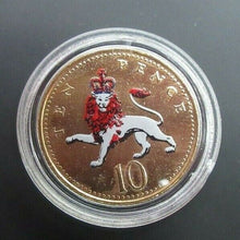 Load image into Gallery viewer, UK Queen Elizabeth II Gold Rhodium Platinum Enamelled coins 1 PENNY FLORIN ECT
