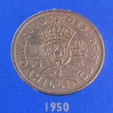 Load image into Gallery viewer, 1947-1951 QUEEN ELIZABETH II FLORINS BUNC 5 COIN SET IN ROYAL MINT BLUE BOOK
