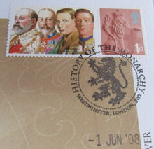 Load image into Gallery viewer, GEORGE VI REIGN 1936-52 COMMEMORATIVE COVER WITH INFORMATION CARD &amp; ALBUM SHEET
