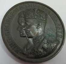 Load image into Gallery viewer, 1937 KING GEORGE VI &amp; QUEEN ELIZABETH CORONATION BRONZE MEDAL 44MM
