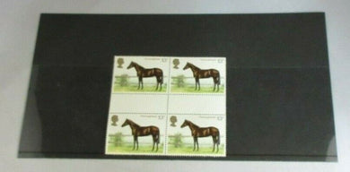 1978 THOROUGHBRED 13p BLOCK OF 4 STAMPS MNH