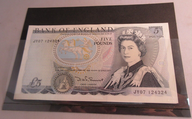 1980 SOMERSET FIVE POUND £5 NOTES JUNE 1980 12 CONSECUTIVE RUN UNC