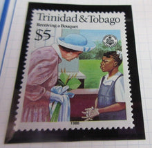 Load image into Gallery viewer, 1986 QUEEN ELIZABETH II 60TH BIRTHDAY ANGUILLA STAMPS &amp; ALBUM SHEET
