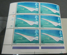 Load image into Gallery viewer, 1969 CONCORDE GOAMAN HARRISON 4d 6 STAMPS MNH INCLUDES TRAFFIC LIGHTS
