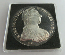 Load image into Gallery viewer, 1780 MARIA THERESA THALER 1780 PROOF RESTRIKE SILVER COIN ENCAPSULATED &amp; BOXED
